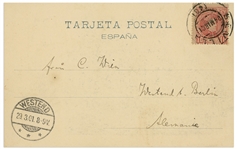 Nobel Prize Winning Physicist Wilhelm Wien Autograph Postcard Signed