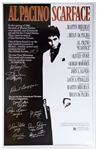 Scarface Cast-Signed Poster Including Al Pacinos Signature