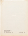 Ten ''Kook's Tour'' Documents -- Includes ''Added Scenes, Retakes, Missing Scenes, Titles'', Treatments, Scene Lists, ''Silent Retakes'', ''Second Dialogue'' & More -- Circa 1969 -- Very Good