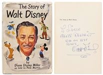 Walt Disney Signed First Edition of "The Story of Walt Disney" -- With Phil Sears COA