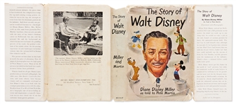 Walt Disney Signed First Edition of The Story of Walt Disney -- With Phil Sears COA