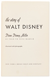 Walt Disney Signed First Edition of The Story of Walt Disney -- With Phil Sears COA