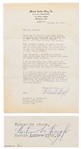 Martin Luther King Letter Signed Just 1 Month After His Knife Attack & Referencing the Attack -- Civil Rights Archive Also Includes Rosa Parks Signed Book & Letters Signed by Ralph Abernathy & Others