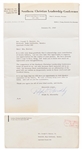 Martin Luther King Letter Signed Just 1 Month After His Knife Attack & Referencing the Attack -- Civil Rights Archive Also Includes Rosa Parks Signed Book & Letters Signed by Ralph Abernathy & Others