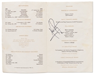 Neil Armstrong Signed Program for The Society of Experimental Test Pilots -- Uninscribed