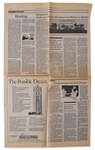 Richard Feynman Hand-Edited ''New York Times'' Newspaper on the Space Shuttle Challenger Disaster