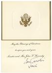 John F. Kennedy 1960 Senate Christmas Card