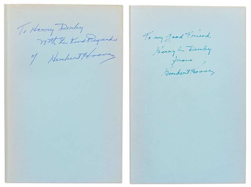 Large Lot of Presidential Signed Books, Historical & Entertainment Signatures -- Includes Harry Truman Signed Book, Herbert Hoover Signed Photo & 3 Books, Alec Guinness Autograph Note Signed & More