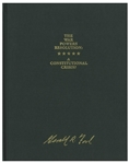Gerald Ford Signed Copy of ''The War Powers Resolution: A Constitutional Crisis?''