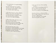 First Edition of Sylvia Plath's Poem ''A Winter Ship'' -- One of Only 60 Copies Extant, Personally Owned by Sylvia Plath