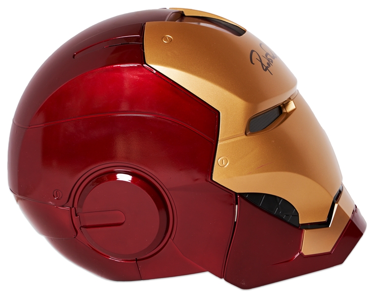 Robert Downey Jr. Signed ''Iron Man'' Helmet -- With Beckett COA