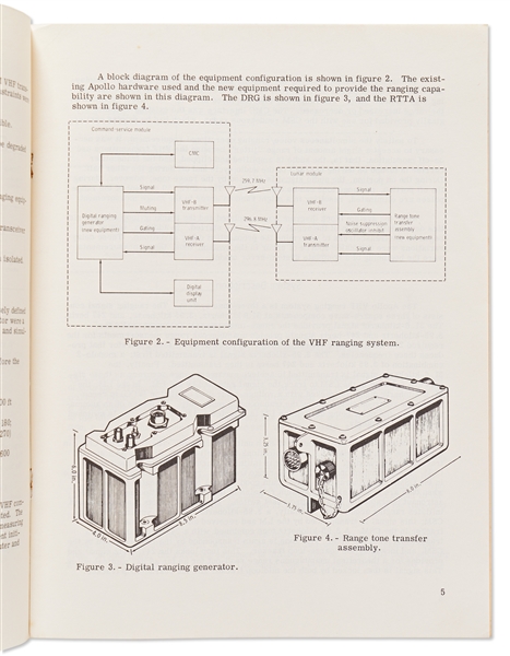 ''Apollo Experience Report'' from 1972 Outlining the Ranging System Developed in Case of a Lunar Module Failure