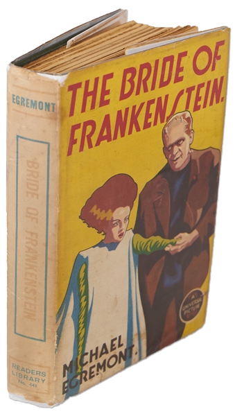 First UK Edition from 1935 of ''The Bride of Frankenstein'' -- With Original Dust Jacket