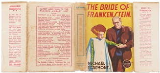 First UK Edition from 1935 of ''The Bride of Frankenstein'' -- With Original Dust Jacket