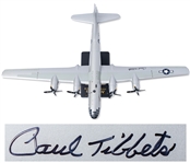 Enola Gay Pilot Paul Tibbets Signed Model of the B-29 Bomber