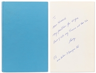 Larry Fine Signed Copy of Stroke of Luck, with Touching Inscription to Moe Howard -- Siena Publishing, 1973 -- With Enclosed Handwritten Note, Possibly by Moe -- Wear to Backstrip, Very Good
