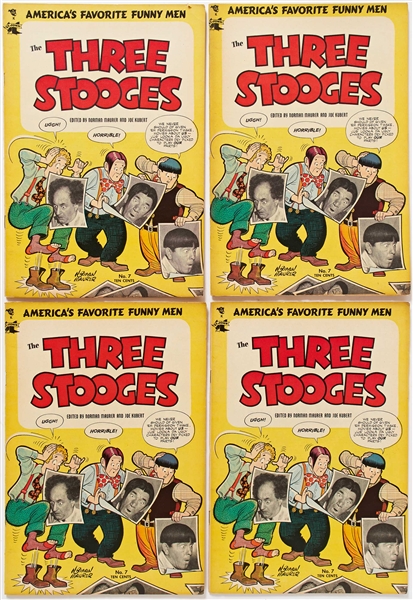 35 Copies of ''The Three Stooges'' Comic Books, Including #1 (Jubilee, 1949)