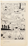 Donald Duck #141 Original The Tall-Tale Trail Artwork, Pages 14-15 (Gold Key, January 1972) -- Measures Approx. 14.5 x 22 -- Very Good to Near Fine