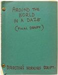 Around the World in a Daze Directors Working Screenplay Final Draft with Handwritten Edits Throughout -- Dated 19 March 1963 -- Script Runs 121pp. Plus Shooting Schedule & Crew Sheet -- Very Good