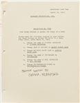 ''Around the World in a Daze'' Director's Working Screenplay Final Draft with Handwritten Edits Throughout -- Dated 19 March 1963 -- Script Runs 121pp. Plus Shooting Schedule & Crew Sheet -- Very Good
