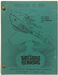 The Three Stooges Meet the Martians Final Draft Screenplay Dated 5 March 1962 -- Later Named The Three Stooges in Orbit -- Runs 129pp. -- Very Good Condition