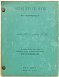Have Rocket - Will Travel Screenplay Final Draft Dated 21 April 1959, with Edits Throughout -- Script Runs 114pp. -- Some Oxidation to Cover & Worming Inside, Overall in Very Good Condition