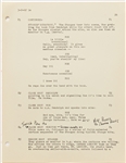 ''The Three Stooges Meet the Martians'' Final Draft Screenplay Dated 5 March 1962 -- Later Named ''The Three Stooges in Orbit'' -- Runs 129pp. Plus Cast Sheet & Shooting Schedule with Edits Throughout