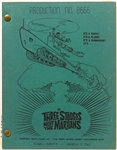 The Three Stooges Meet the Martians Final Draft Screenplay Dated 5 March 1962 -- Later Named The Three Stooges in Orbit -- Runs Over 130pp. -- Very Good Plus Condition
