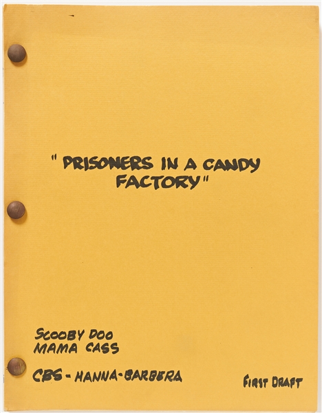 Norman Maurer's Copy of His Script, ''Prisoners in a Candy Factory'', Episode 7 of Season 2 in ''The New Scooby-Doo Movies'' -- Dated 20 October 1973 -- First Draft Runs 97pp. with Edits -- Very Good