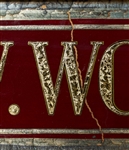 Vintage F.W. Woolworth Co. Sign