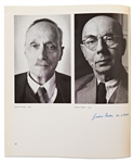 Werner Heisenberg Signed Book About German Nobel Laureates -- Also Signed by Five Additional Nobel Prize Winners