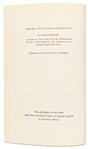 Charles Lindbergh Signed Copy of ''The Spirit of St. Louis'' -- Signed With His Full Name ''Charles A. Lindbergh''