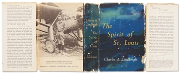 Charles Lindbergh Signed Copy of ''The Spirit of St. Louis'' -- Signed With His Full Name ''Charles A. Lindbergh''