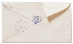 Charles Dickens Signed Holograph Envelope