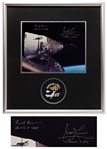 Frank Borman and James Lovell Signed 10 x 8 Gemini 7 Photo -- With Novaspace COAs