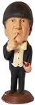 The Three Stooges Large Solid Plaster Statues of Larry, Curly & Moe --  Made by Esco Products, Inc. in 1980 -- Each Measures Approx. 17'' Tall & Weights 10 Lbs. -- Some Chipping