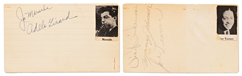 Lot of Jazz & Blues Musician Autographs Including Huddie ''Lead Belly'' Ledbetter -- With Roger Epperson COA