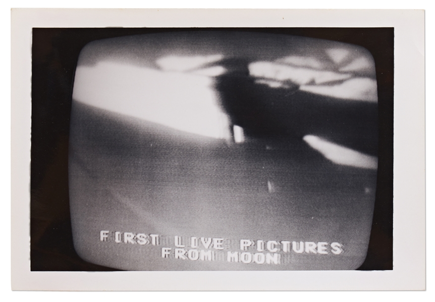 Apollo 11 Moon Landing Photos -- Lot of 3 Printed on ''A Kodak Paper''