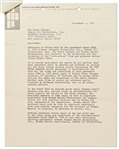 Three Stooges Contract Signed Twice by All Three: Moe Howard, Larry Fine & Joe DeRita -- Dated 3 September 1971 Regarding a Cartoon Series -- 2pp. Plus Letter on 3 Sheets -- Near Fine Condition