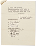 Three Stooges Contract Signed Twice by All Three: Moe Howard, Larry Fine & Joe DeRita -- Dated 3 September 1971 Regarding a Cartoon Series -- 2pp. Plus Letter on 3 Sheets -- Near Fine Condition
