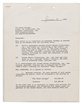 Three Stooges Contract Signed Twice by All Three: Moe Howard, Larry Fine & Joe DeRita -- Dated 9 June 1970 Regarding ''Kook's Tour'' -- 3pp. on 3 Sheets -- Very Good Plus