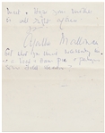 Agatha Christie Autograph Letter Signed from 1964