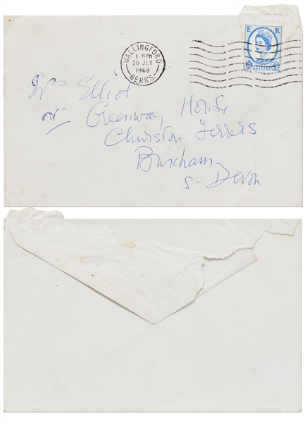 Agatha Christie Autograph Letter Signed from 1968