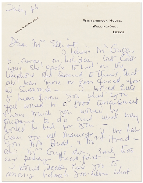Agatha Christie Autograph Letter Signed from 1962