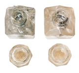 Agatha Christie Personally Owned Mother of Pearl Inkstand with Two Inkwells -- From the 2006 Agatha Christie Estate Sale