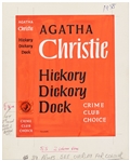 Original First Edition Artwork by Kenneth Farnhill for the Agatha Christie Crime Novel Hickory Dickory Dock