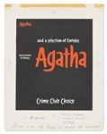 Original First Edition Artwork for the Agatha Christie Crime Short Story Collection ''The Adventure of the Christmas Pudding''