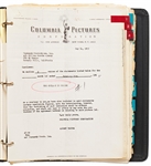 Accounting Binder & Columbia Pictures Memos from 1965-68 for The Outlaws Is Coming -- Approx. 150pp. of Budgets, International Box Office Data, Expenses, Etc. -- Very Good