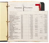 Accounting Binder & Columbia Pictures Memos from 1965-68 for ''The Outlaws Is Coming'' -- Approx. 150pp. of Budgets, International Box Office Data, Expenses, Etc. -- Very Good