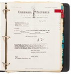 Accounting Binder & Columbia Pictures Memos from 1965-68 for ''The Outlaws Is Coming'' -- Approx. 150pp. of Budgets, International Box Office Data, Expenses, Etc. -- Very Good